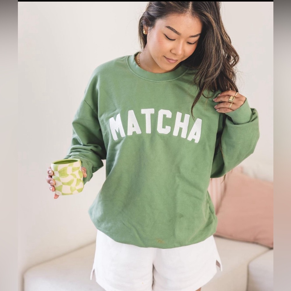 Veggiekins Matcha Sweatshirt XS
